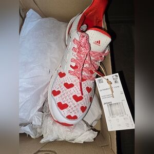 Adidas Ultraboost 1.0 W White and Red Sneakers